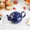 RSVP Large Stoneware 6-Cup Teapot, Blue view 4