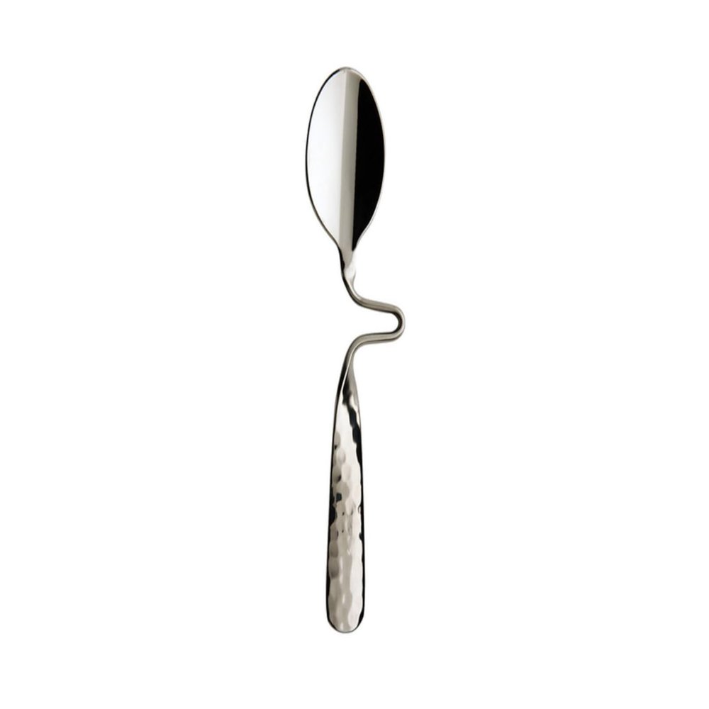 Villeroy & Boch NewWave Caff Collection Demi-tasse Spoon, Stainless Steel, Dishwasher Safe, 4.75 in