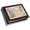 Cottage Garden Good Friends are Like Stars Burlwood Jewelry Music Box Plays Amazing Grace view 1