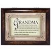 Cottage Garden I Have The Perfect Grandma Burlwood Jewelry Music Box Plays Amazing Grace view 2