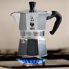 Bialetti - Moka Espress: Iconic Stovetop Espresso Maker, Makes Real Italian Coffee, Moka Pot 6 Cups (6 Oz), Aluminium, Silver view 4
