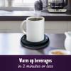 Mr. Coffee Mug Warmer for Coffee and Tea Portable Cup Warmer for Travel Office Desks and Home Black | Gifts for Teachers view 2