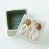 Willow Tree Friendship Keepsake Box, Forever True, Forever Friends, Holds Jewelry and Treasures, Carving of Best Friends or Sisters, Sculpted Hand-Painted Keepsake Box view 3