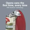 Hamilton Beach Electric Automatic Can Opener with Auto Shutoff, Knife Sharpener, Cord Storage, and SureCut Patented Technology, Extra-Tall, Red view 2