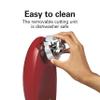 Hamilton Beach Electric Automatic Can Opener with Auto Shutoff, Knife Sharpener, Cord Storage, and SureCut Patented Technology, Extra-Tall, Red view 3