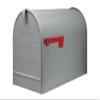 Gibraltar Mailboxes Stanley Extra-Large Capacity Galvanized Steel Grey, Post-Mount Mailbox, ST200000 view 1