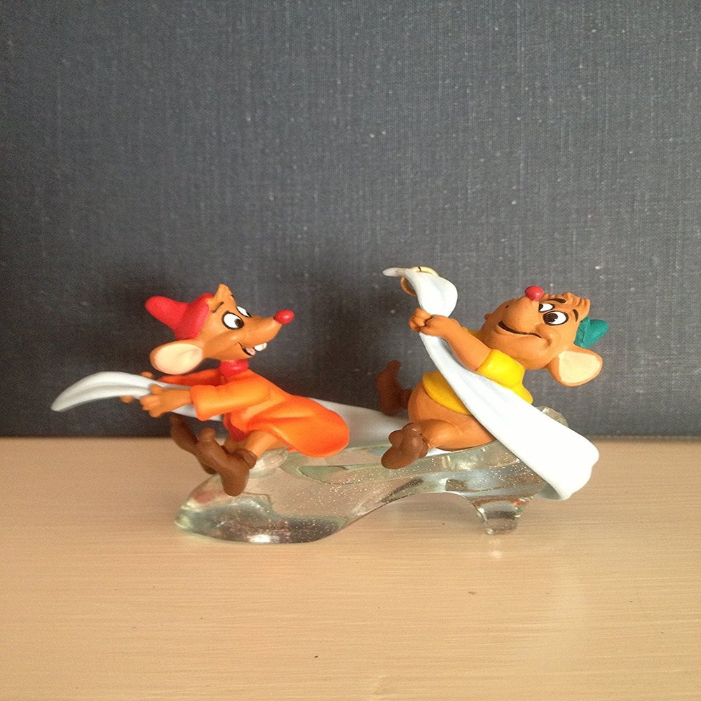 1997 Hallmark Ornament Cindarella Gus And Jaq