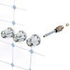 DANCO Bathtub and Shower 3-Handle Remodel/Rebuild Trim Kit for Gerber Faucets | Knob Handle | 11B-1H, 11B-1C, 11B-4D | Chrome (39617) view 2