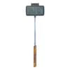 Rome Industries 1605 Double Pie Iron with Steel and Wood Handles, Gray view 1