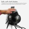 Vornado Zippi Small Personal Fan, Foldable Cooling for Desk, 2 Speed Settings, Soft Nylon Blades, Directable Airflow, Compact Design, Perfect Fan for Office and Bedroom, Multiple Color Options, Black view 3