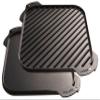 Lodge LSRG3 Cast Iron Single-Burner Reversible Grill/Griddle, 10.5-inch view 1