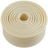 Mercer Culinary 9-Piece Round Plain Nylon Cutter Set,Off White view 2
