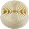 Mercer Culinary 9-Piece Round Plain Nylon Cutter Set,Off White view 3