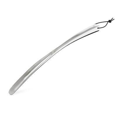 Umbra Shoehorn Premium Silver Long-Handled Metal 18 Inch Horn Stick for Men, Women, Kids, Boots Stainless Steel Heavy-Duty Shoes Remover, Aluminum, 0.4 x 0.4 x 0.4