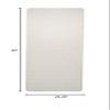 Oversized Bathroom Rug - Extra-Long Memory Foam Bath Mat with Nonslip Backing - Absorbent Runner for The Shower, Tub, or Sink by Lavish Home (White) view 2