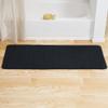 Lavish Home Oversized Bathroom Rug - Extra-Long Memory Foam Bath Mat with Nonslip Backing - Absorbent Runner for The Shower, Tub, or Sink (Black) view 1