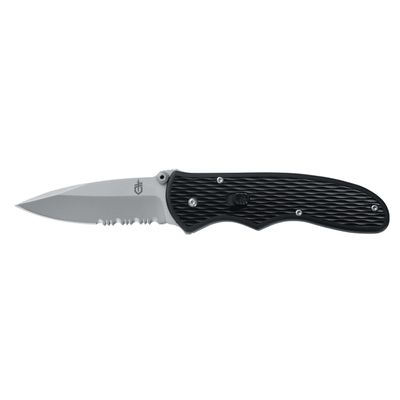 Gerber FAST Draw Assisted Opening EDC Folding Pocket Knife, Serrated Blade