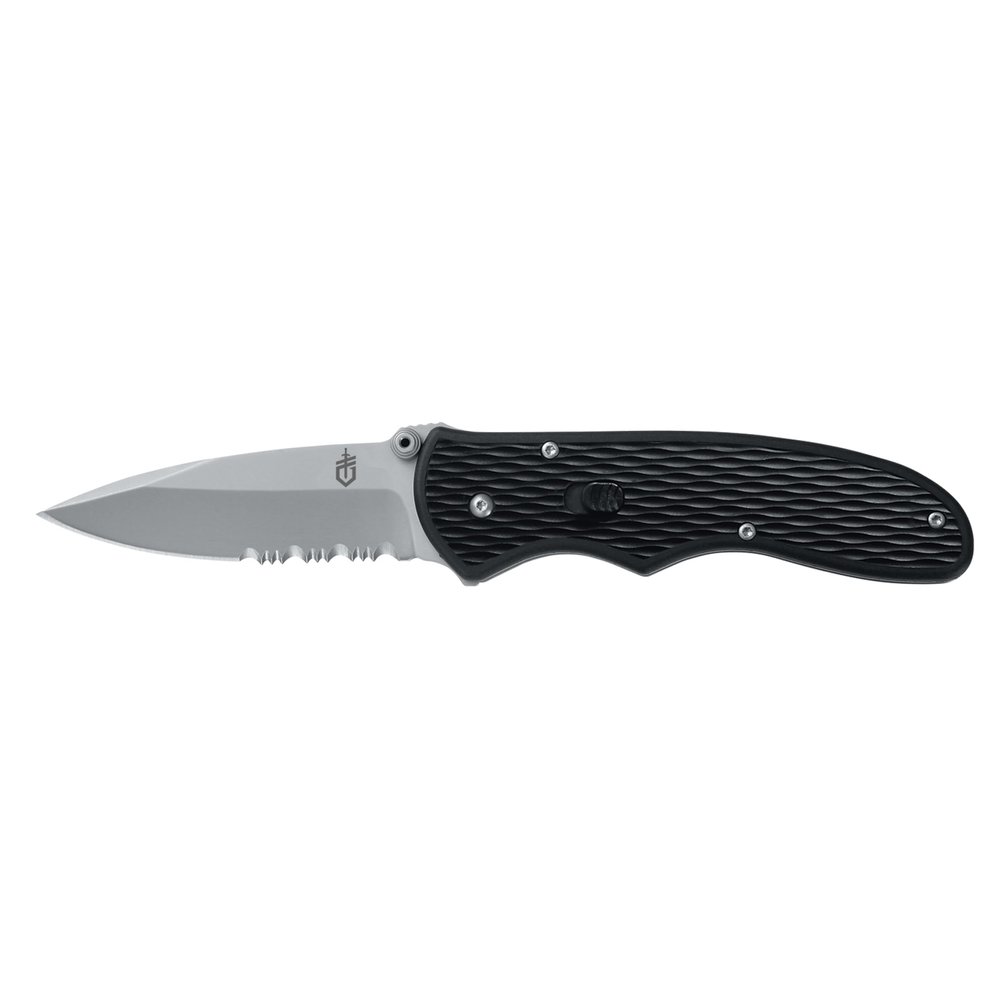 Gerber FAST Draw Assisted Opening EDC Folding Pocket Knife, Serrated Blade
