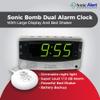 Sonic Alert SBD375SSEU/USA Sonic Boom Dual Alarm Vibrating Alarm Clock view 2