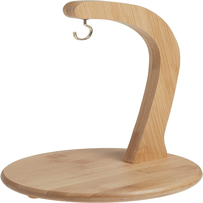 Lipper International Bamboo Wood Banana Hanger, 7" x 11-1/8"
