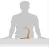 Lipper International Bamboo Wood Banana Hanger, 7" x 11-1/8" view 4