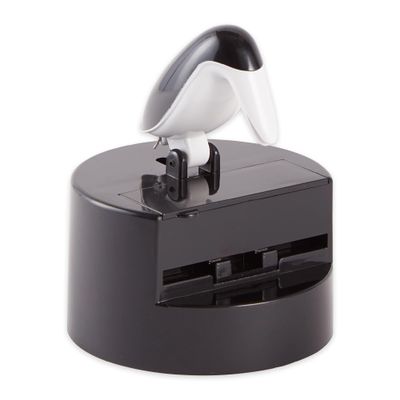 RSVP International Willie Woodpicker Toothpick Holder, Woodpecker, 100 Count,Plastic, Black & White