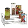 RSVP International Can Rack/Spice Jar Organizer, Multi-Purpose Kitchen Countertop, Cabinet & Pantry Space Saving 3-Tier, 11x9x5", Stainless Steel view 4