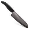 Kyocera Advanced Ceramic Revolution Series 6-inch, Chef's Santoku Knife, Black Blade view 1