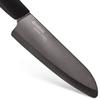 Kyocera Advanced Ceramic Revolution Series 6-inch, Chef's Santoku Knife, Black Blade view 2