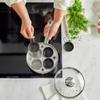 Demeyere Resto 18/10 Stainless Steel Stovetop Egg Poacher Set, 4 Removable Cups, Induction Compatible, Dishwasher Safe view 4