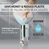 Better Living Products 76245-1 AVIVA Two Chamber Dispenser, Chrome view 2