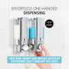 Better Living Products 76245-1 AVIVA Two Chamber Dispenser, Chrome view 4