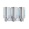 Better Living Products 76345 AVIVA Three Chamber Dispenser, Chrome view 1