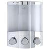 Better Living Products 76344-1 Euro Series TRIO 3-Chamber Soap and Shower Dispenser, Chrome view 2