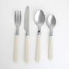 Gibson Value Sensations 16Piece Stainless Steel Flatware Set, White view 2