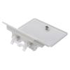 Whale RT2658 Swim n Rinse Transom Shower, Hot and Cold Water, Lockable Hinged Cover, White ABS Housing, 7-Foot Hose view 2
