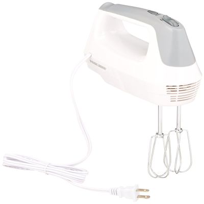 BLACK+DECKER Lightweight Hand Mixer, White, MX1500W