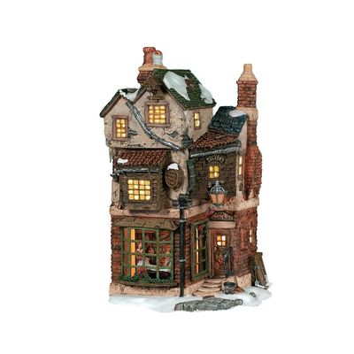 Department 56 Dickens' a Christmas Carol Village Cratchits Corner Lit Building, 9.65 Inch, Multicolor
