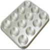 Dexam Non-Stick 12 Cup Mince Pie, Carbon, Grey view 1