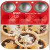 Dexam Non-Stick 12 Cup Mince Pie, Carbon, Grey view 3