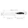 Henckels Forged Synergy 7-inch Hollow Edge Santoku Knife view 4