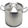 1 X New Professional Commercial Grade 8 QT (Quart) Heavy-Gauge Stainless Steel Stock Pot, 3-Ply Clad Base, Induction Ready, With Lid Cover NSF Certified Item view 1