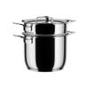 A Di Alessi,AJM306SET "POTS & PANS", Pasta-set in 18/10 stainless steel mirror polished,5 qt 9  oz view 1