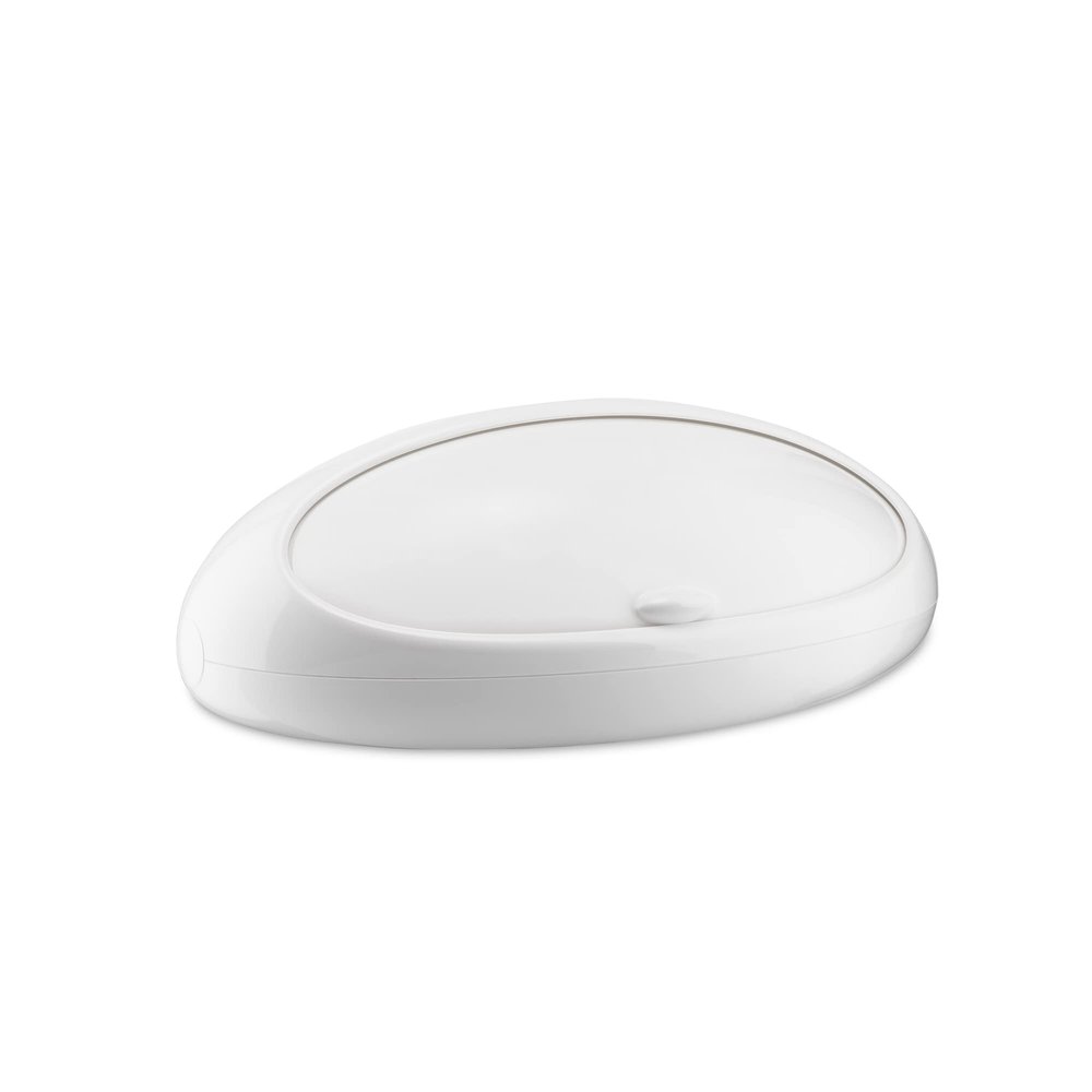 Alessi ASG22 W "Gnam" Bread Bin, White