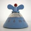 A di Alessi Michael Graves Kitchen Timer, Blue view 2