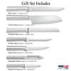 RADA Cutlery The Starter Gift Set (S38), 7-piece Knife Set, Stainless Steel Blades, Made in USA, Silver Handles view 2