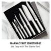 RADA Cutlery The Starter Gift Set (S38), 7-piece Knife Set, Stainless Steel Blades, Made in USA, Silver Handles view 3