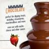 Nostalgia 3 Tier Electric Chocolate Fondue Fountain Machine for Parties - Melts Cheese, Queso, Candy, and Liqueur - Dip Strawberries, Apple Wedges, Vegetables, and More - 24-Ounce - Black, Small view 3
