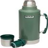 Stanley Heritage Classic Vacuum Bottle with Handle 2.0 qt | Wide Mouth with Leakproof Cup Lid | Keep Drinks Hot Cold for Travel | Insulated Stainless Steel Thermal Bottle | BPA-Free | Hammertone Green view 2