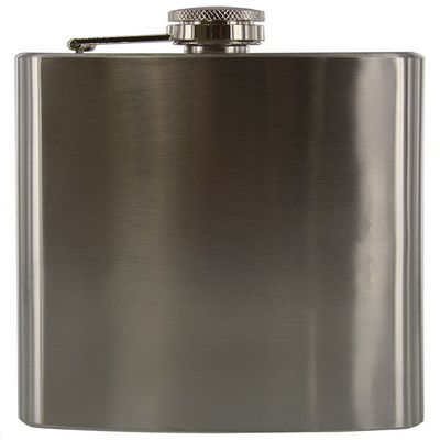 6 oz. Stainless Steel Hip Flask (Pkg. of 5)